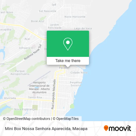 Mini Box Nossa Senhora Aparecida map