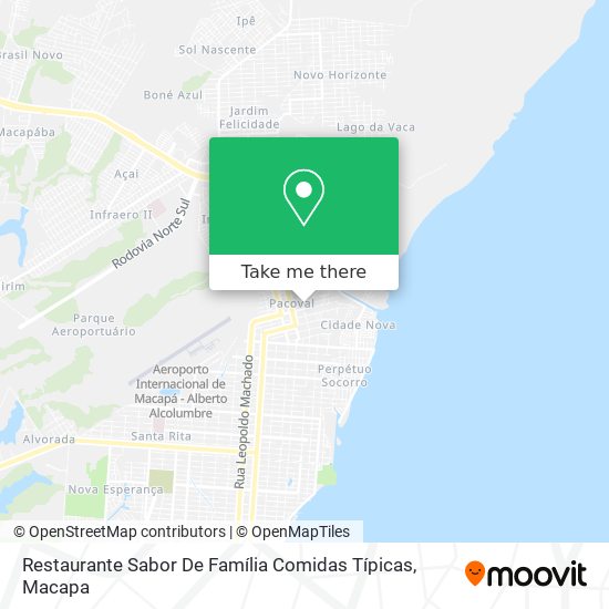 Restaurante Sabor De Família Comidas Típicas map