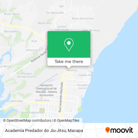 Academia Predador do Jiu-Jitsu map