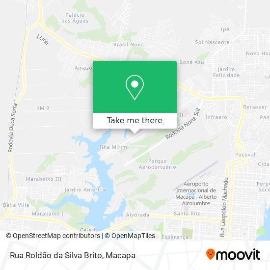 Rua Roldão da Silva Brito map