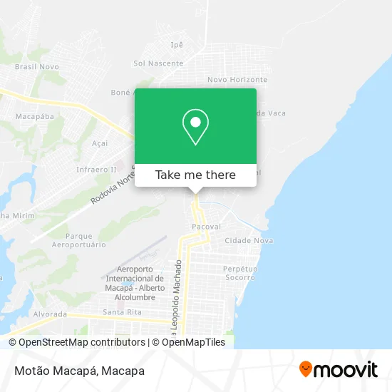 Motão Macapá map