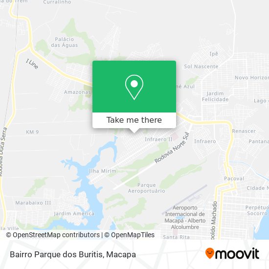 Bairro Parque dos Buritis map