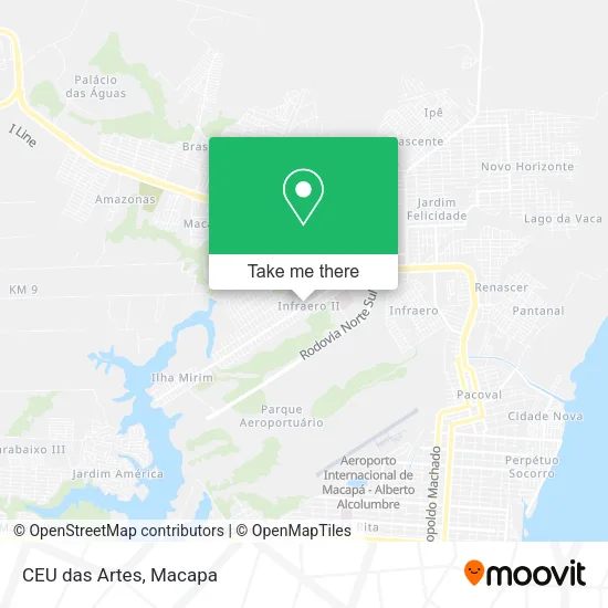 CEU das Artes map
