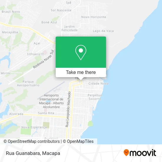 Rua Guanabara map