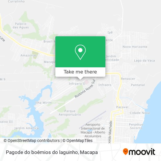 Pagode do boêmios do laguinho map