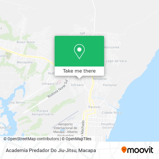 Mapa Academia Predador Do Jiu-Jitsu