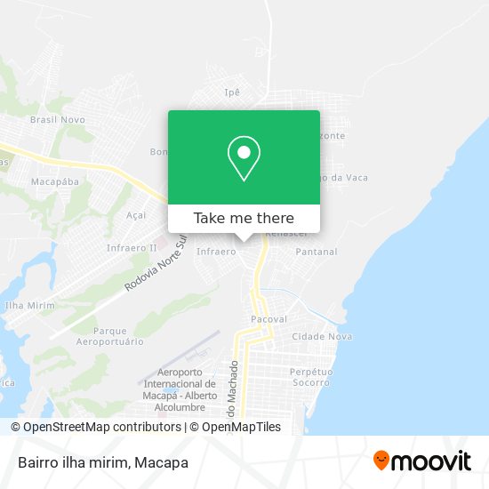 Bairro ilha mirim map