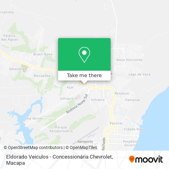 Eldorado Veiculos - Concessionária Chevrolet map
