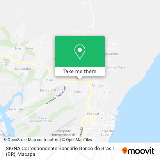 Mapa SIGNA Correspondente Bancario Banco do Brasil (BR)