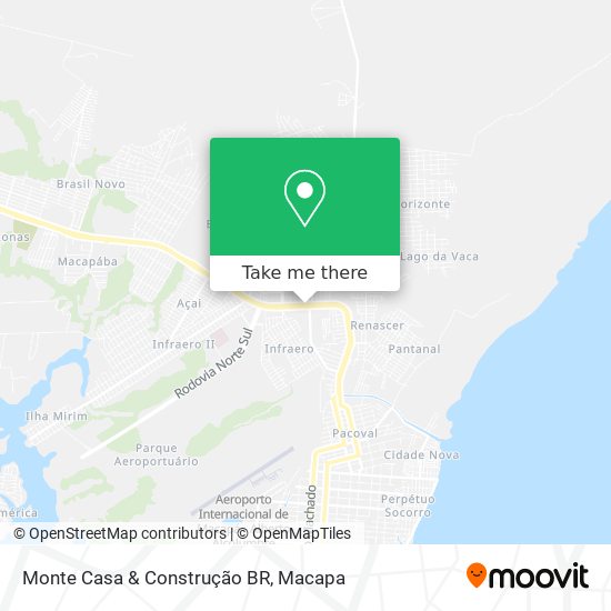 Mapa Monte Casa & Construção BR