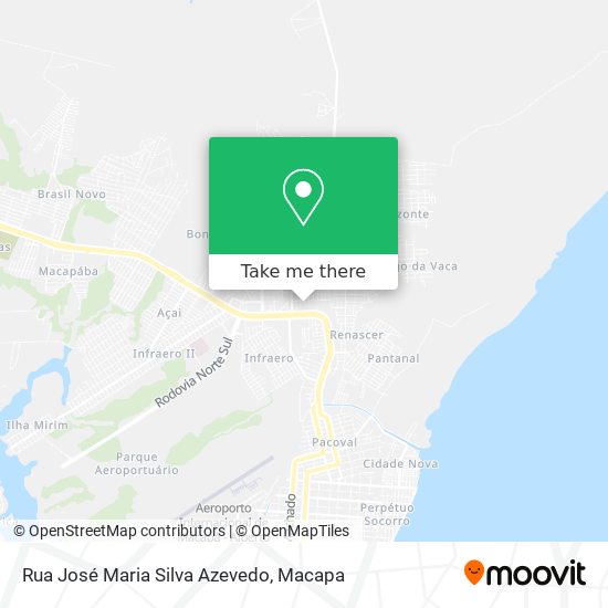 Mapa Rua José Maria Silva Azevedo