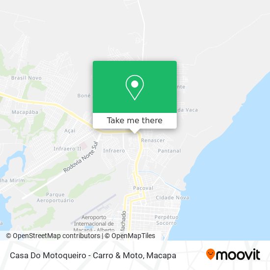 Mapa Casa Do Motoqueiro - Carro & Moto