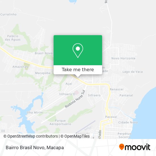 Bairro Brasil Novo map