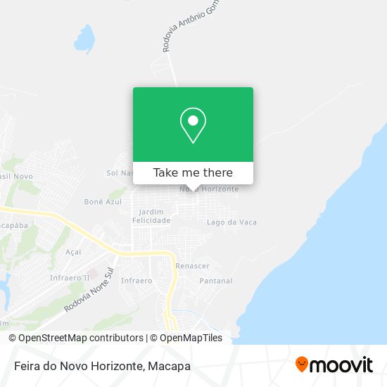 Mapa Feira do Novo Horizonte