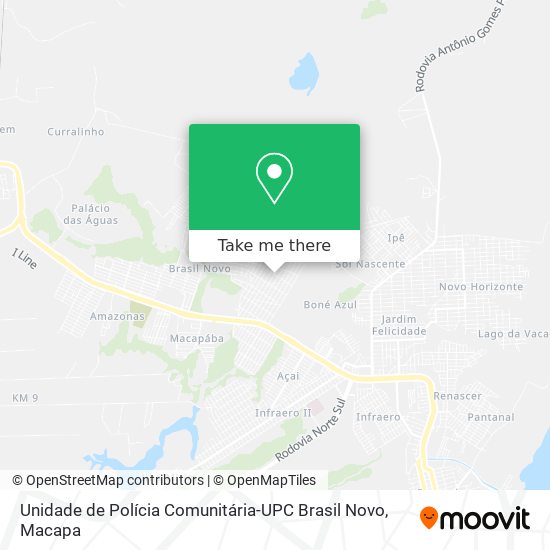 Unidade de Polícia Comunitária-UPC Brasil Novo map