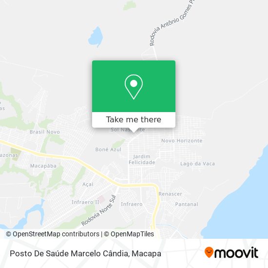 Mapa Posto De Saúde Marcelo Cândia