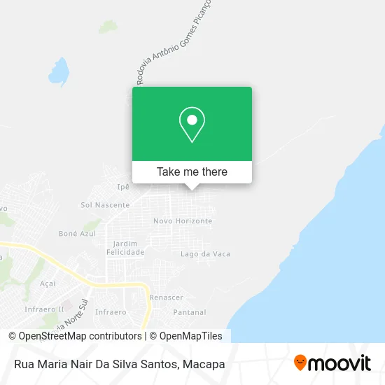 Rua Maria Nair Da Silva Santos map