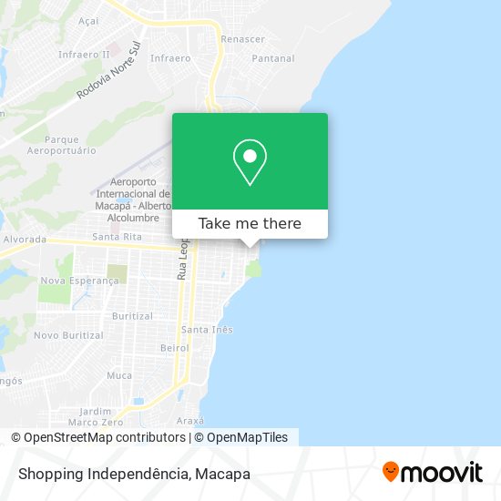 Mapa Shopping Independência