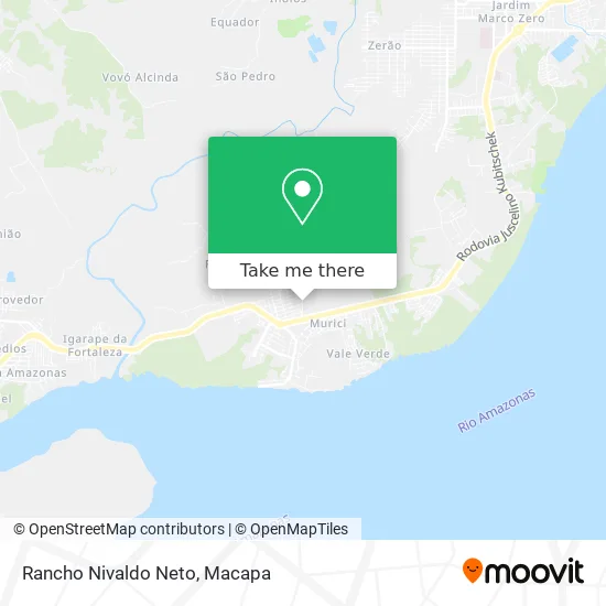 Rancho Nivaldo Neto map