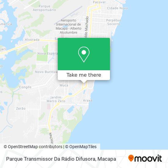 Parque Transmissor Da Rádio Difusora map