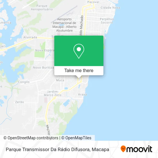 Parque Transmissor Da Rádio Difusora map