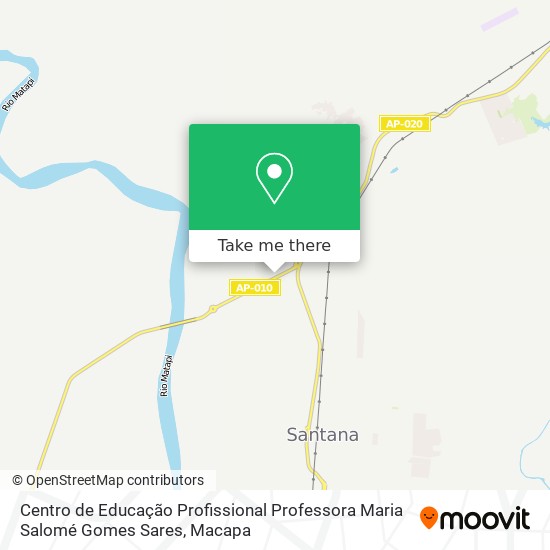 Centro de Educação Profissional Professora Maria Salomé Gomes Sares map