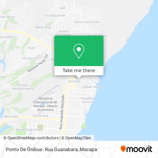 Ponto De Ônibus- Rua Guanabara map