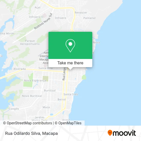 Rua Odilardo Silva map