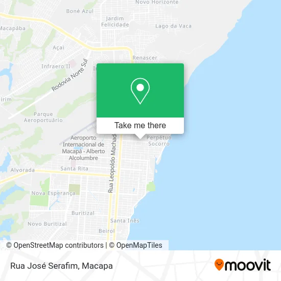 Rua José Serafim map
