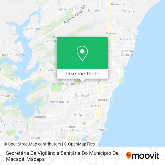 Secretária De Vigilância Sanitária Do Município De Macapá map