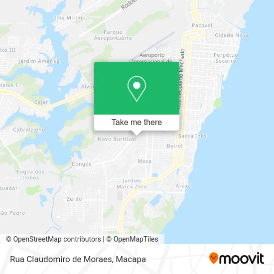 Rua Claudomiro de Moraes map