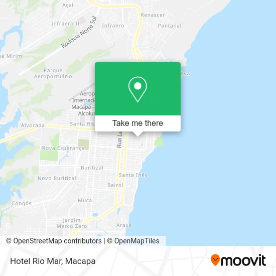 Hotel Rio Mar map