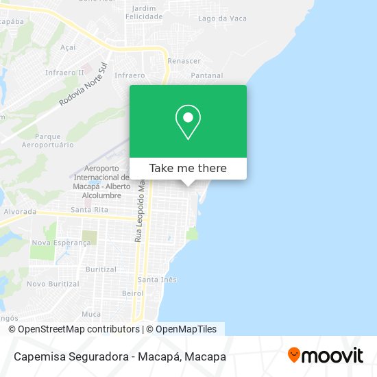 Mapa Capemisa Seguradora - Macapá