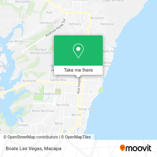 Boate Las Vegas map