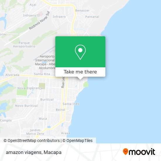 Mapa amazon viagens