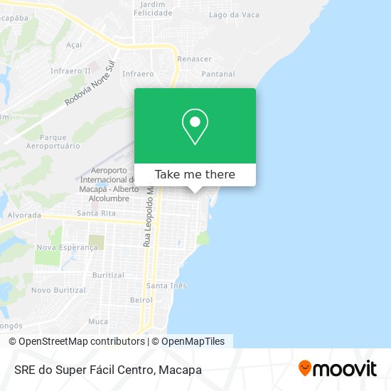 SRE do Super Fácil Centro map
