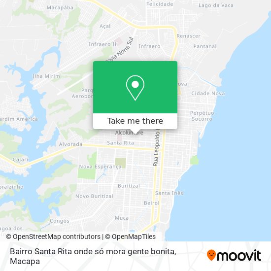 Bairro Santa Rita onde só mora gente bonita map