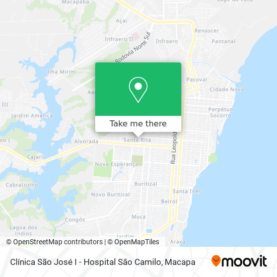 Clínica São José I - Hospital São Camilo map