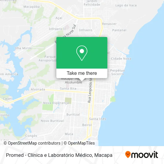 Mapa Promed - Clínica e Laboratório Médico