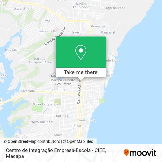 Centro de Integração Empresa-Escola - CIEE map