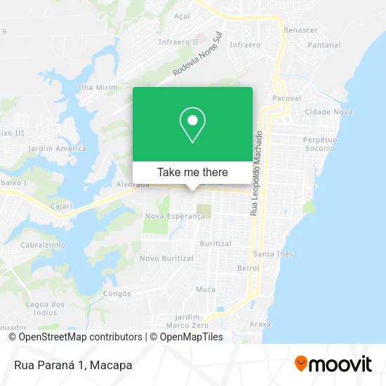 Rua Paraná 1 map
