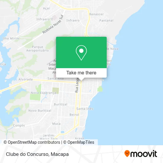 Clube do Concurso map