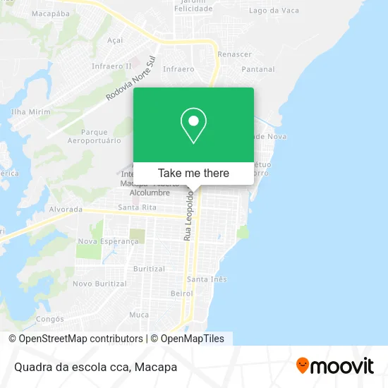 Quadra da escola cca map