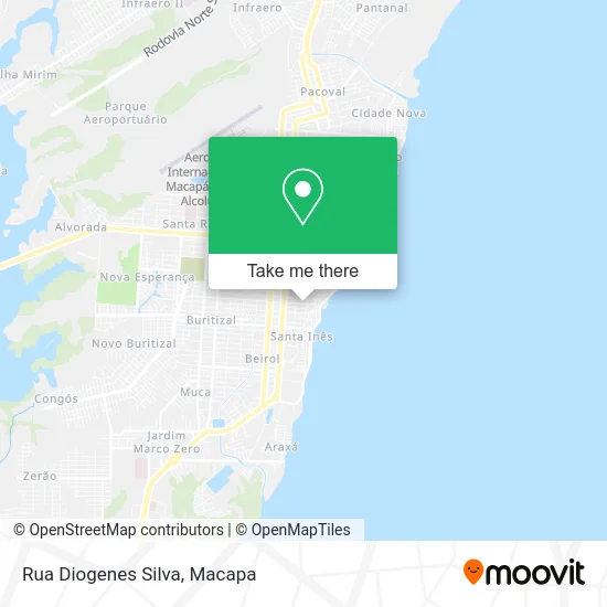 Rua Diogenes Silva map