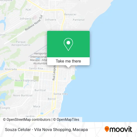 Souza Celular - Vila Nova Shopping map