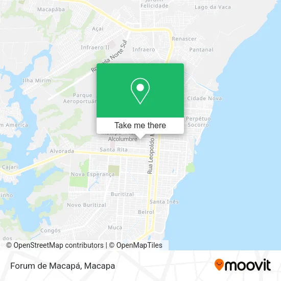Mapa Forum de Macapá