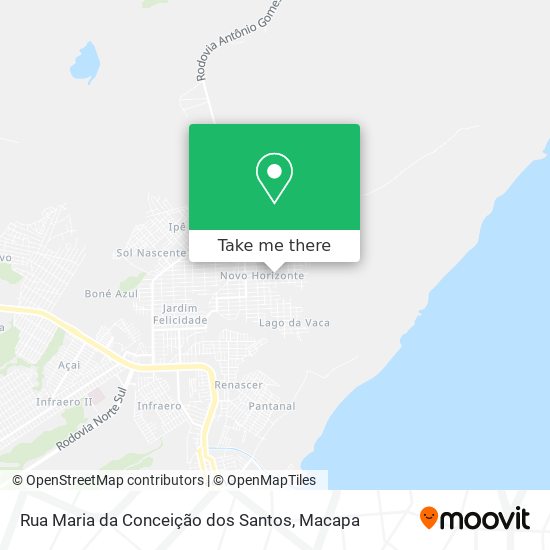 Mapa Rua Maria da Conceição dos Santos