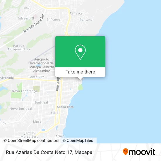 Rua Azarias Da Costa Neto 17 map