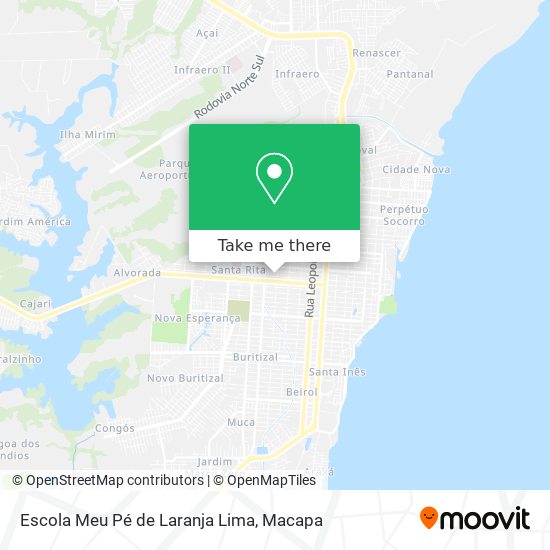 Escola Meu Pé de Laranja Lima map