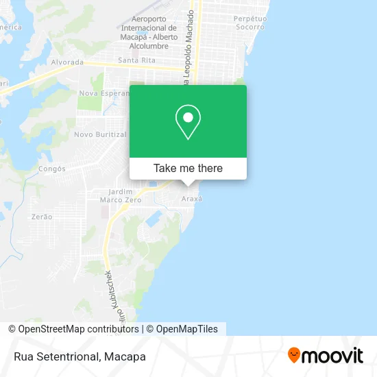 Rua Setentrional map